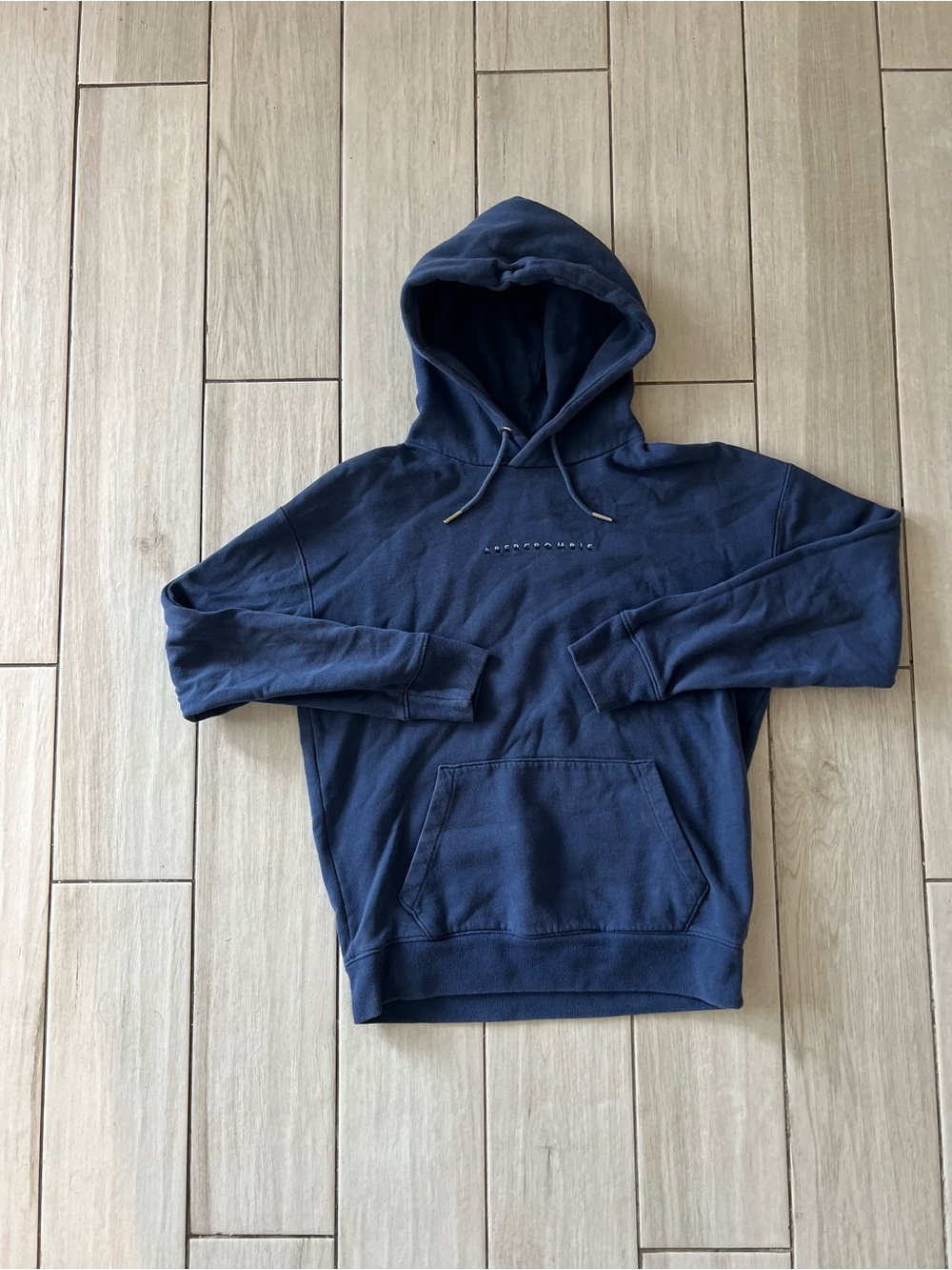 Abercrombie & Fitch Hoodie Navy Oversized Size Small